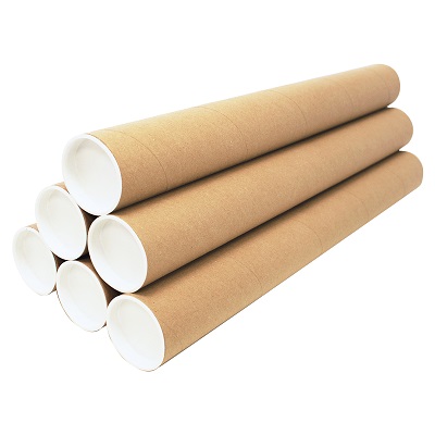 10 x A2 Cardboard Postal Tubes - 460x50mm (18x2